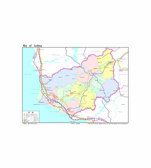 乐东黎族自治县地图