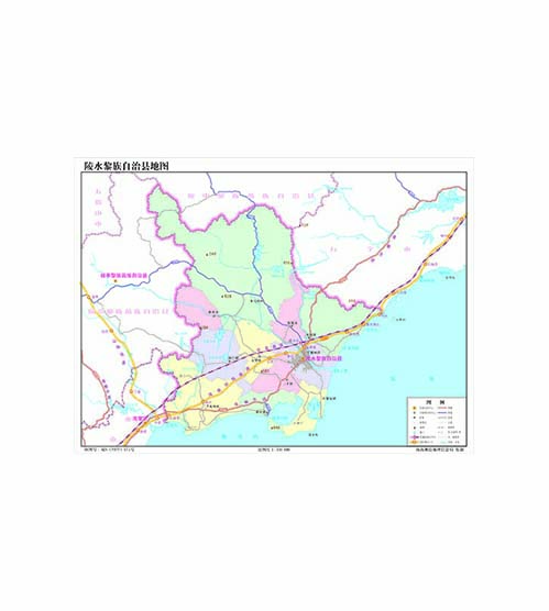 陵水黎族自治县地图