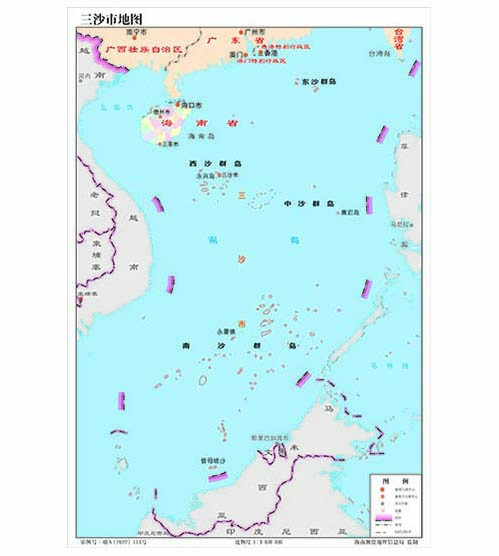 三沙市地图